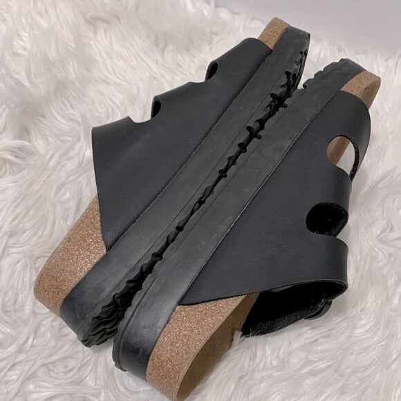 PAPILLIO Florida Vegan Flex Platform Black Sandals Men’s 9 Women’s 11